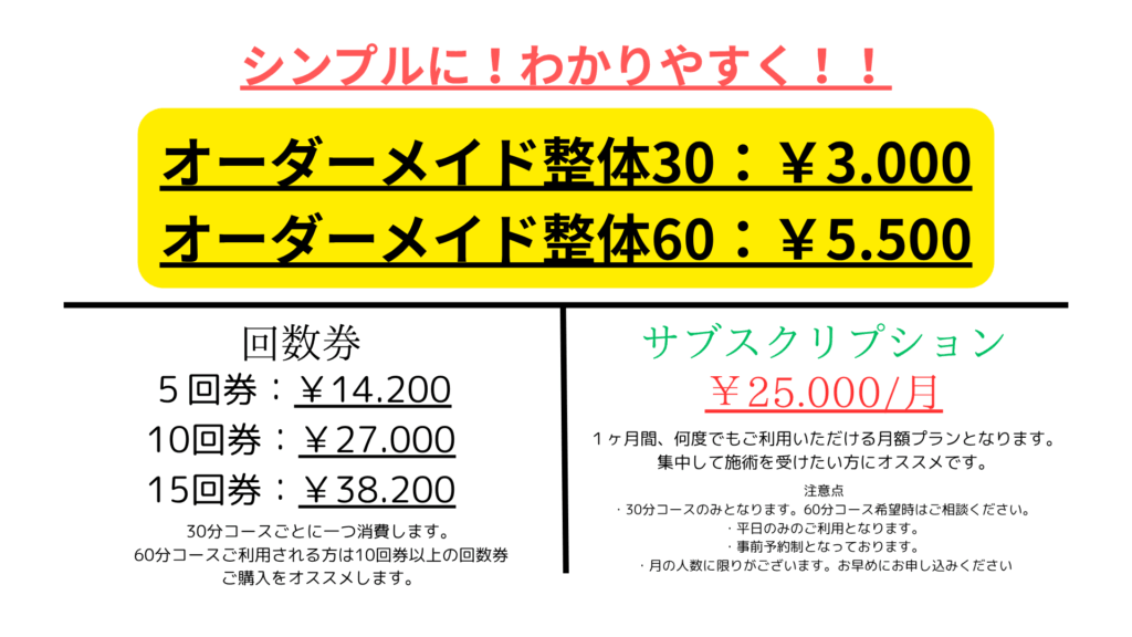 腰痛や肩こりに効く整体なら羽村市の「シトラスほぐし家整体院」へ